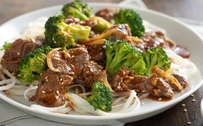 Asian Beef and Broccoli Noodle Bowl