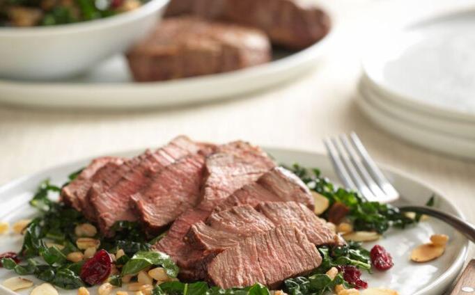 Beef Filets with Ancient Grain & Kale Salad